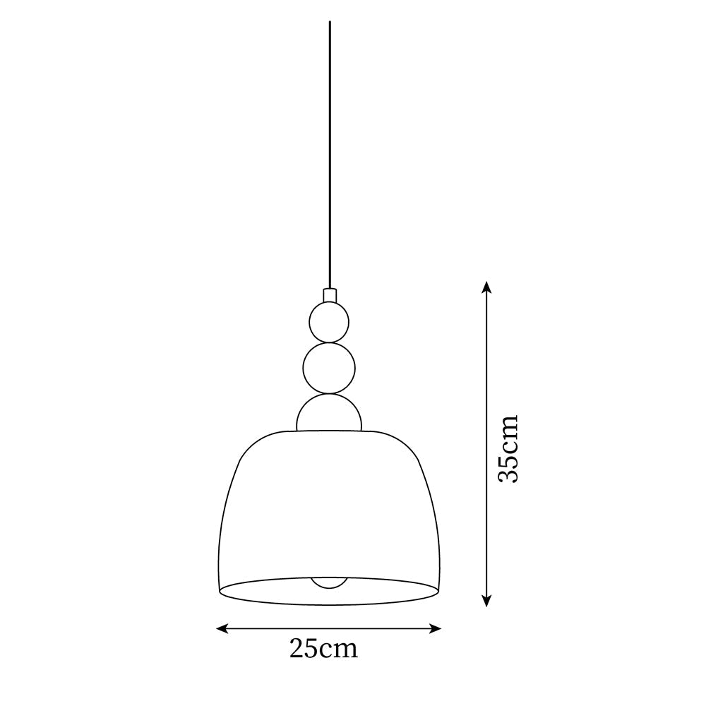 Pavine Colorful Beaded Plug-In Pendant Lamp - Neutralighting
