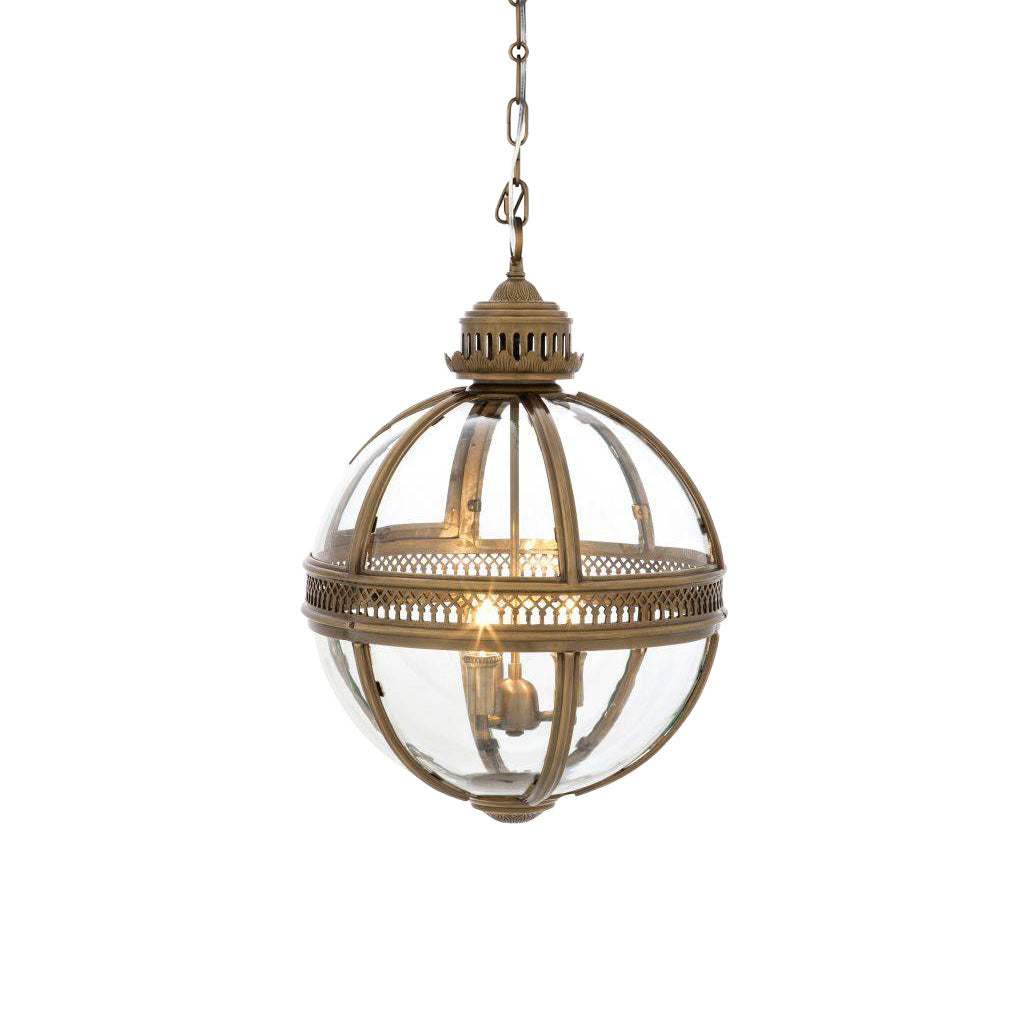 Edward Retro Pendant Light Glass