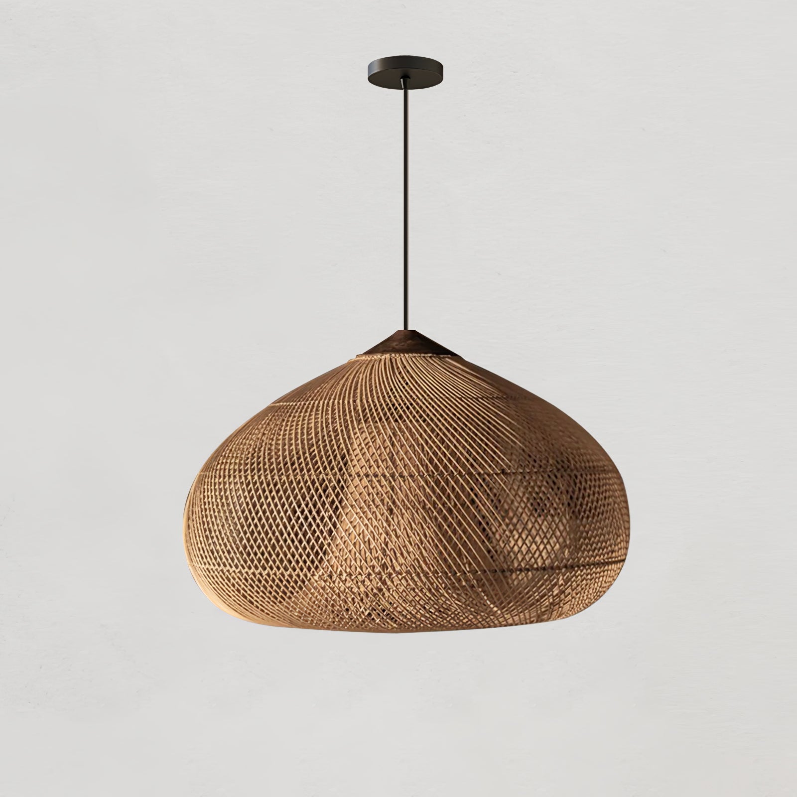 Evelyn Braided Rattan Livingroom Pendant Lamp - Neutralighting