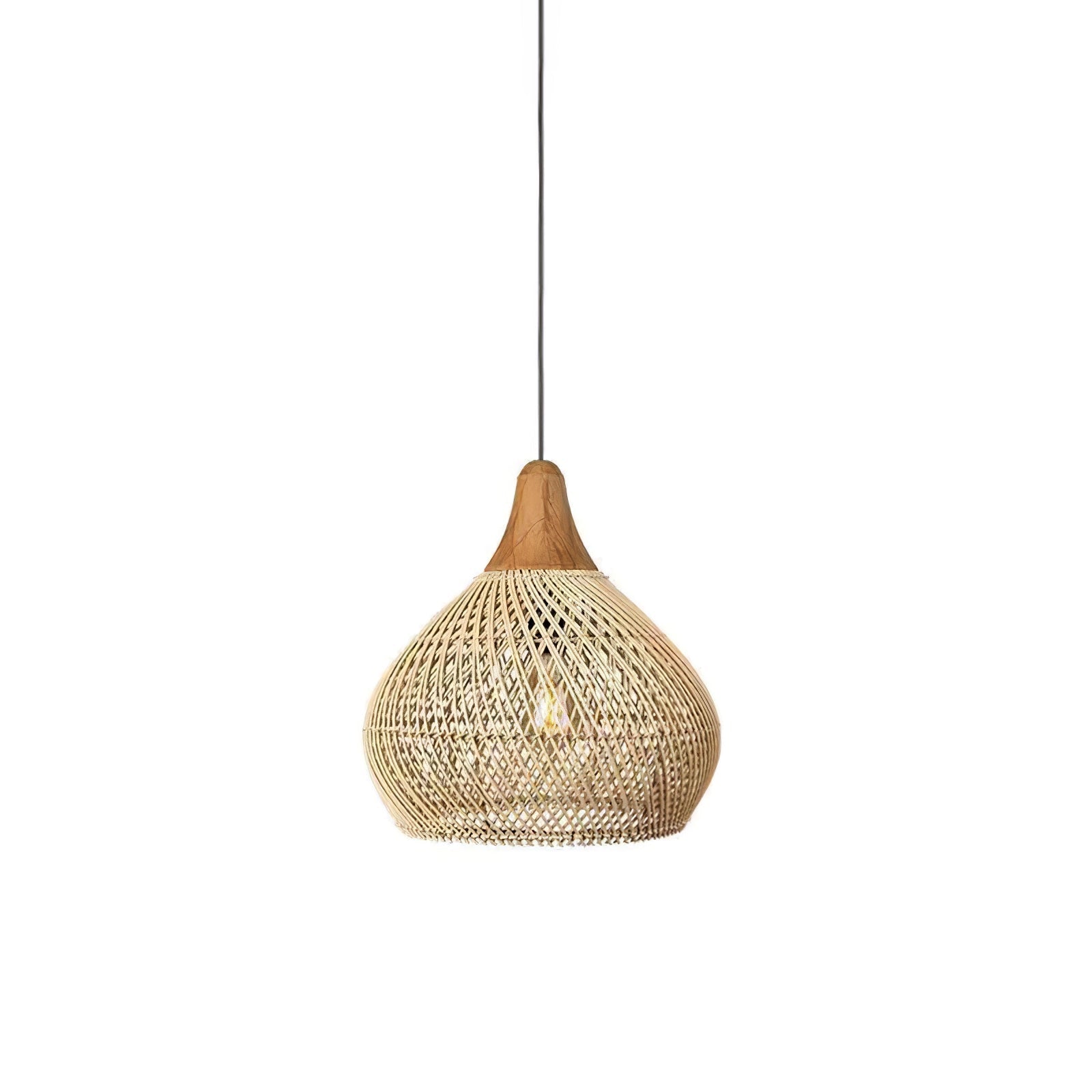 Evelyn Braided Rattan Livingroom Pendant Lamp - Neutralighting