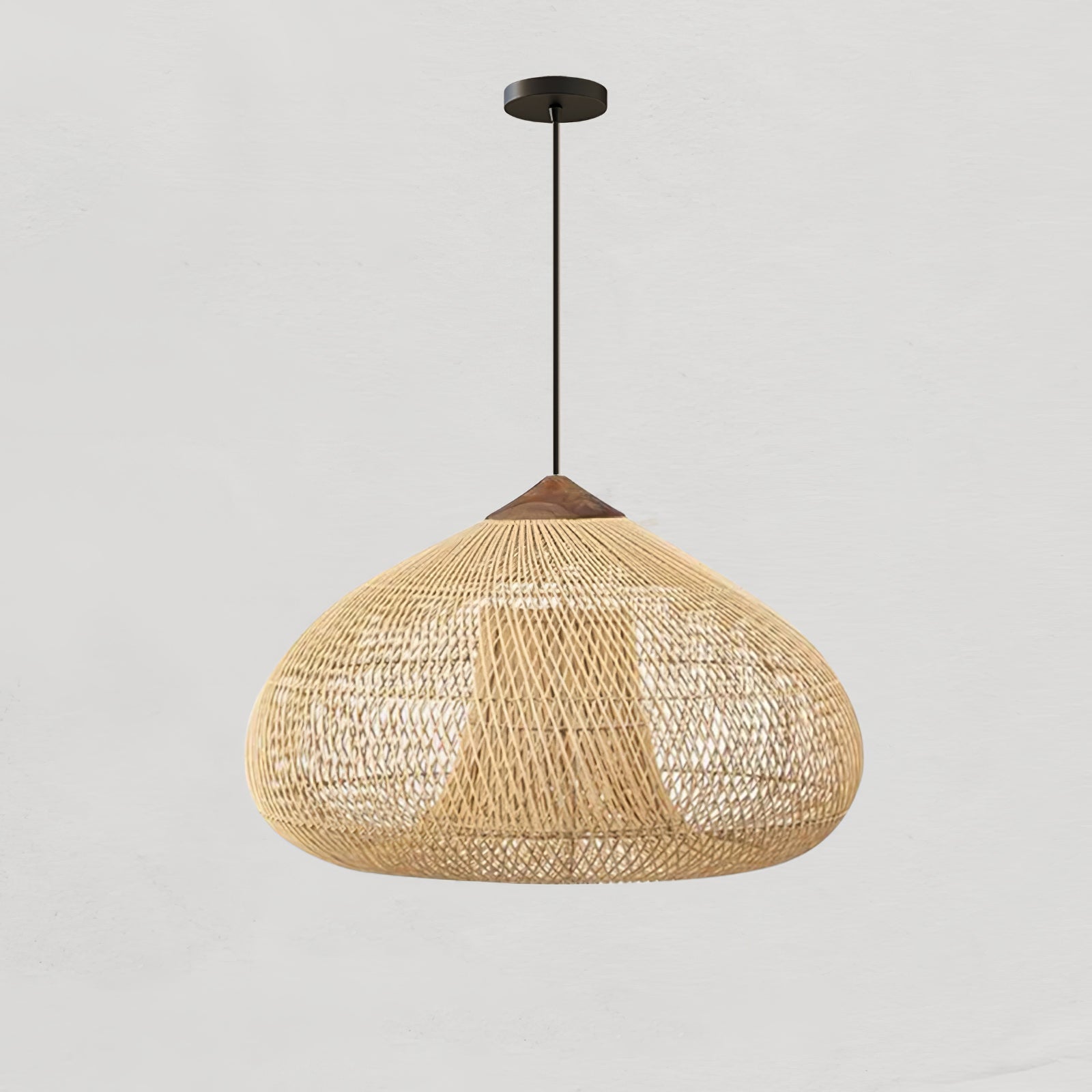 Evelyn Braided Rattan Livingroom Pendant Lamp - Neutralighting