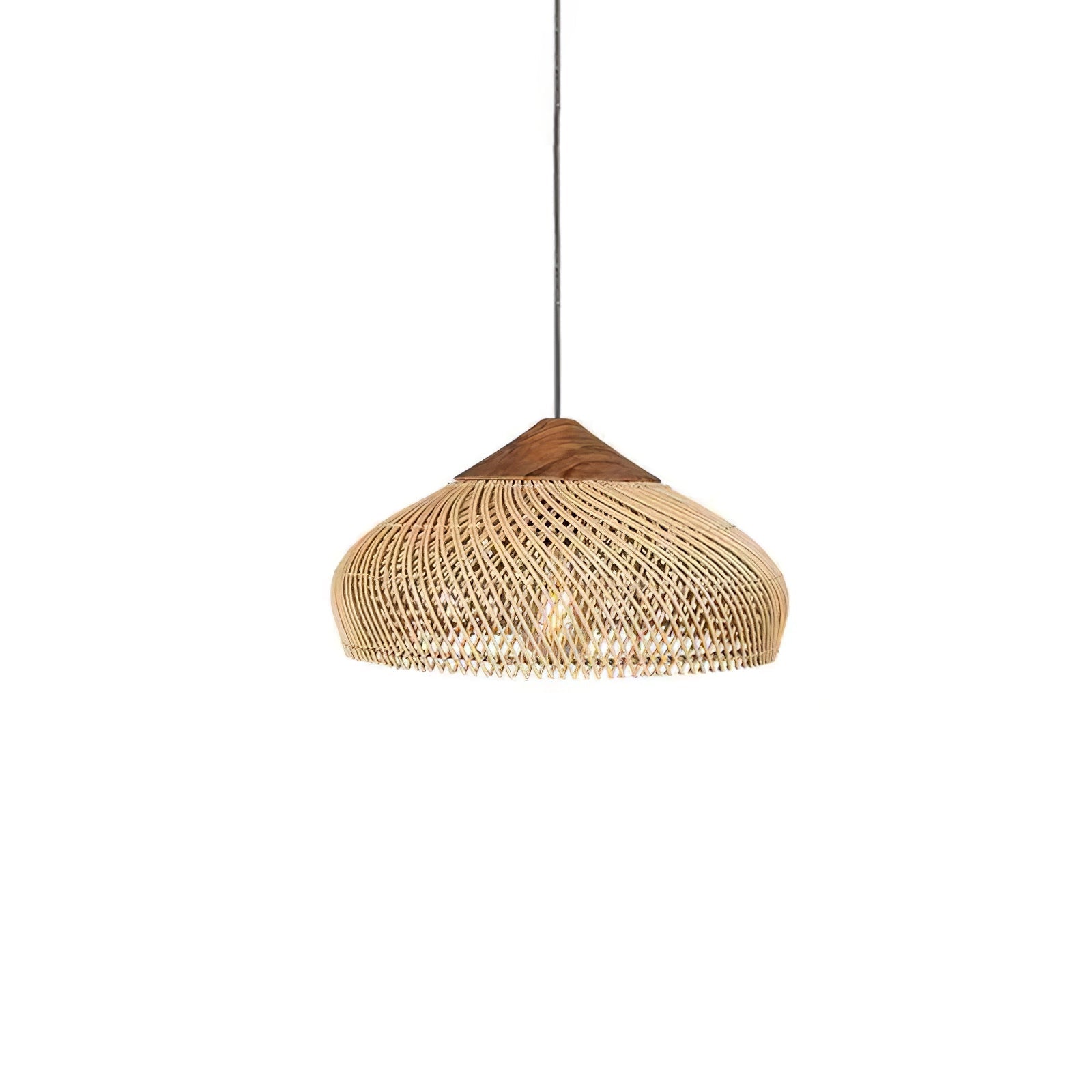 Evelyn Braided Rattan Livingroom Pendant Lamp - Neutralighting