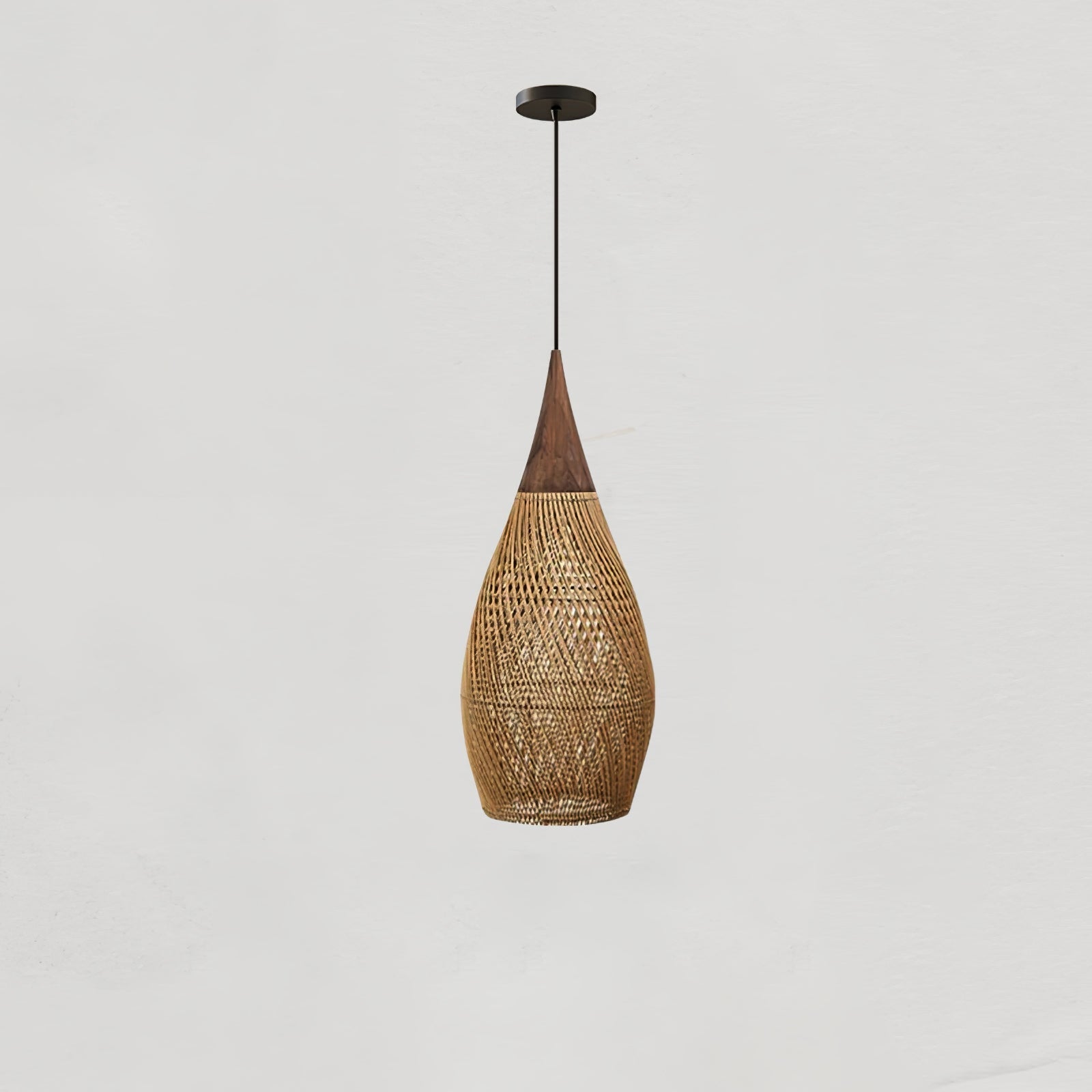 Evelyn Braided Rattan Livingroom Pendant Lamp - Neutralighting