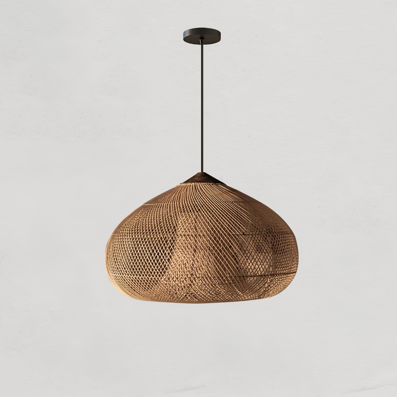 Evelyn Braided Rattan Livingroom Pendant Lamp - Neutralighting