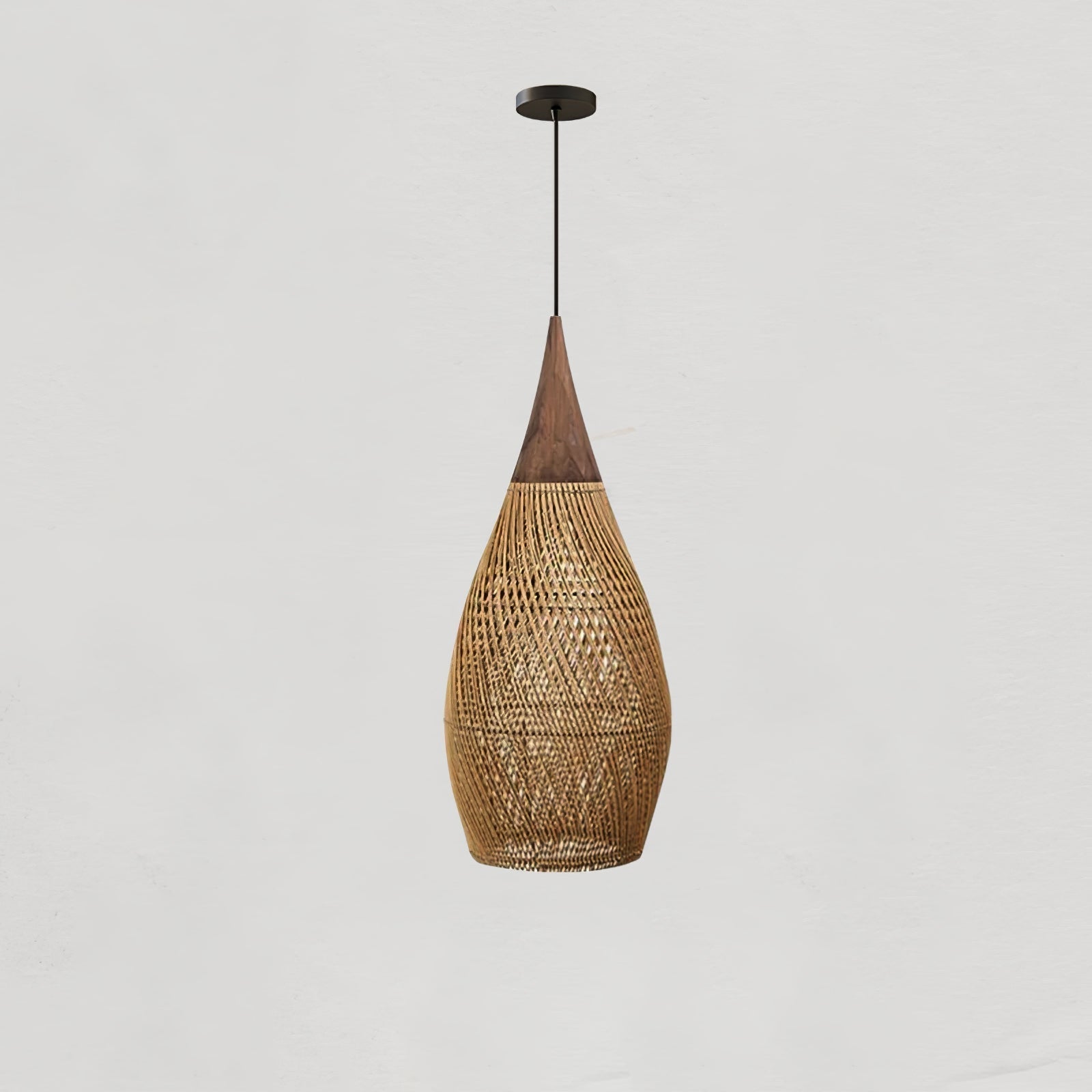 Evelyn Braided Rattan Livingroom Pendant Lamp - Neutralighting
