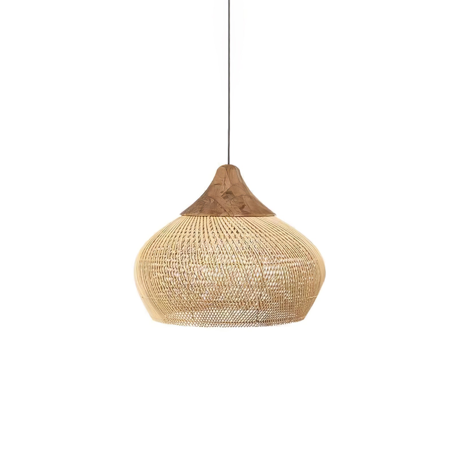 Evelyn Braided Rattan Livingroom Pendant Lamp - Neutralighting