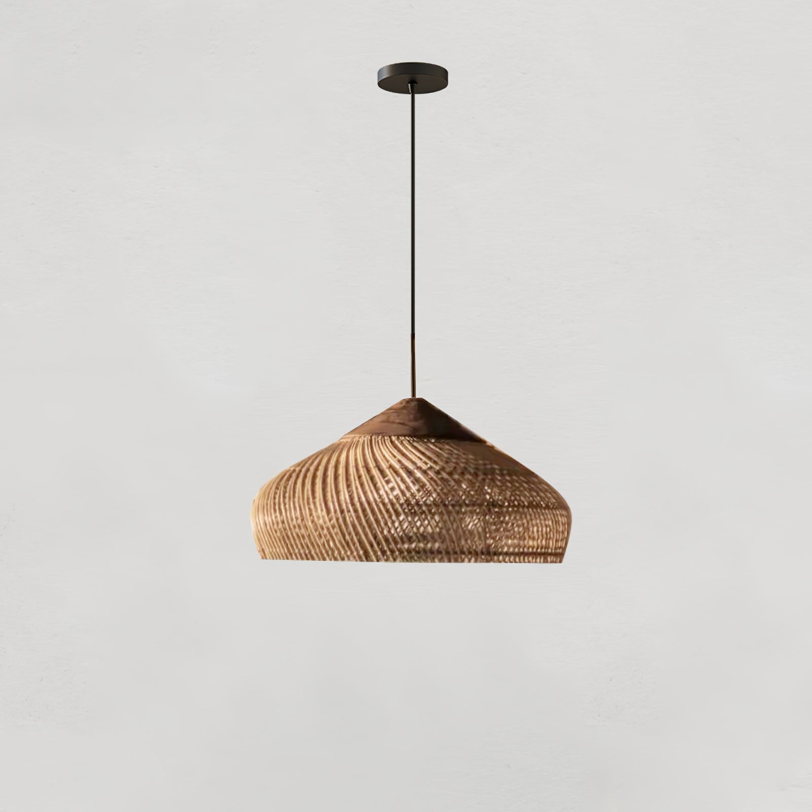 Evelyn Braided Rattan Livingroom Pendant Lamp - Neutralighting