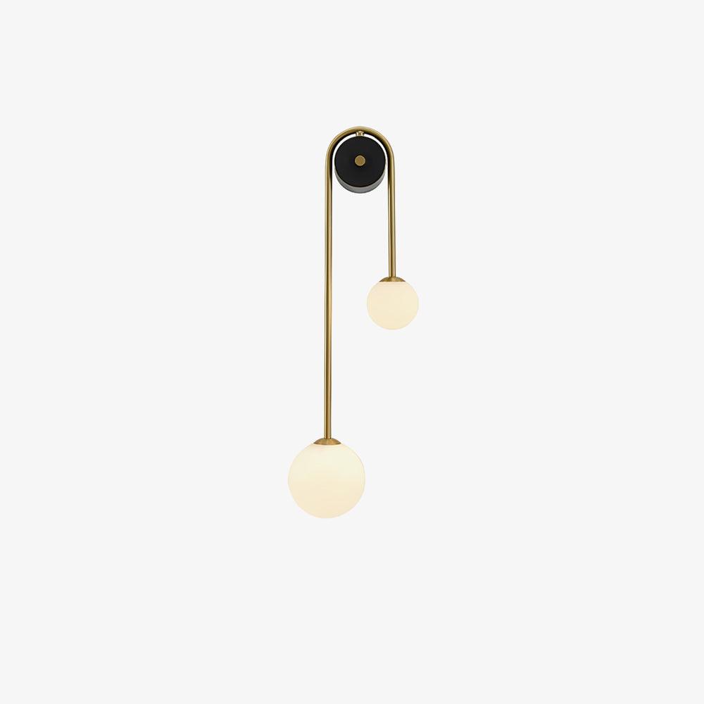 Elaro Brass Arc Wall Light - Neutralighting