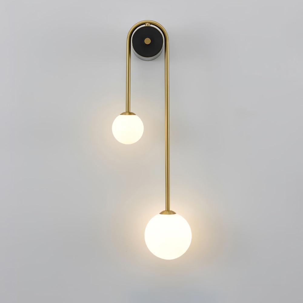 Elaro Brass Arc Wall Light - Neutralighting