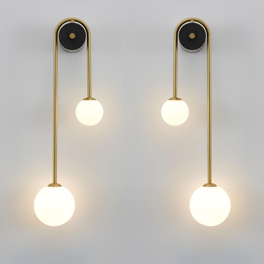Elaro Brass Arc Wall Light - Neutralighting