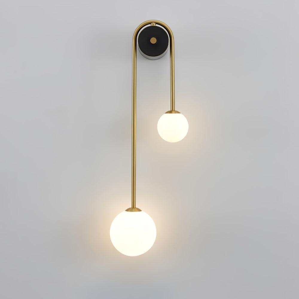 Elaro Brass Arc Wall Light - Neutralighting