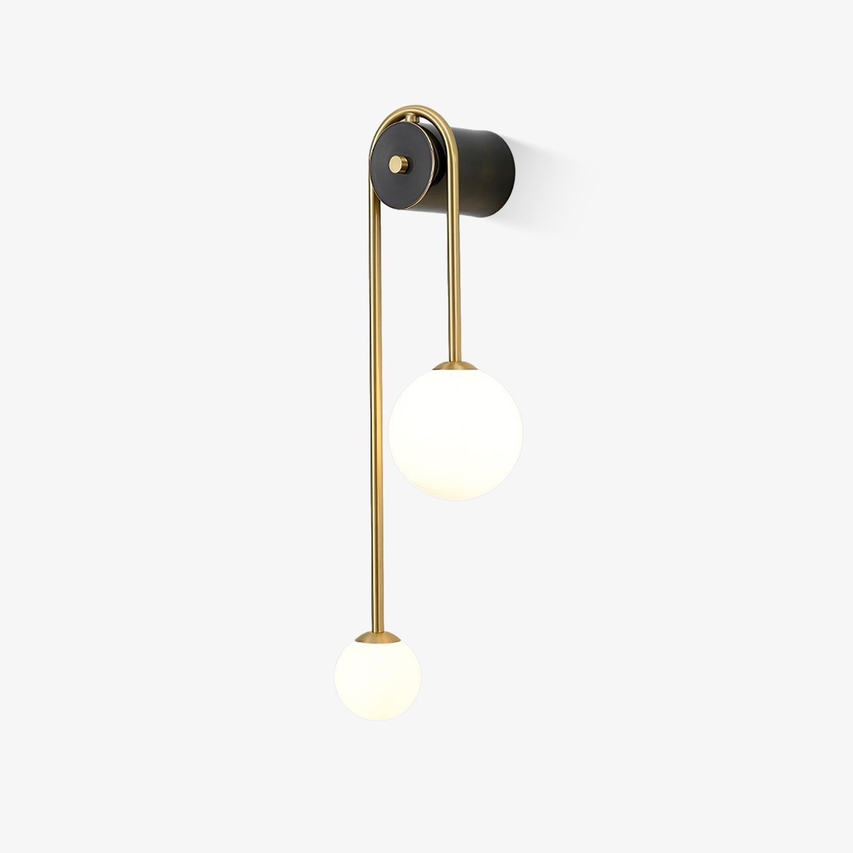 Elaro Brass Arc Wall Light - Neutralighting