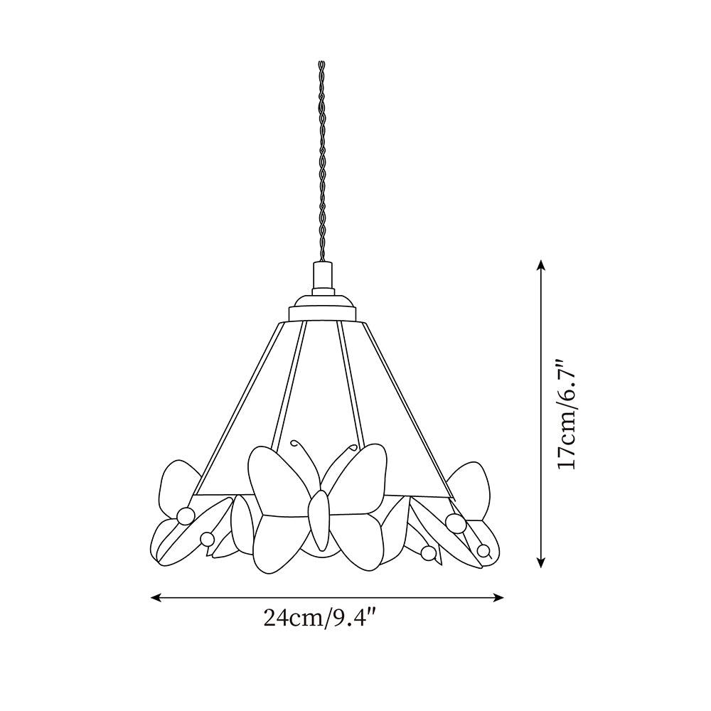 Briandy Tiffany Pendant Light Glass - Neutralighting