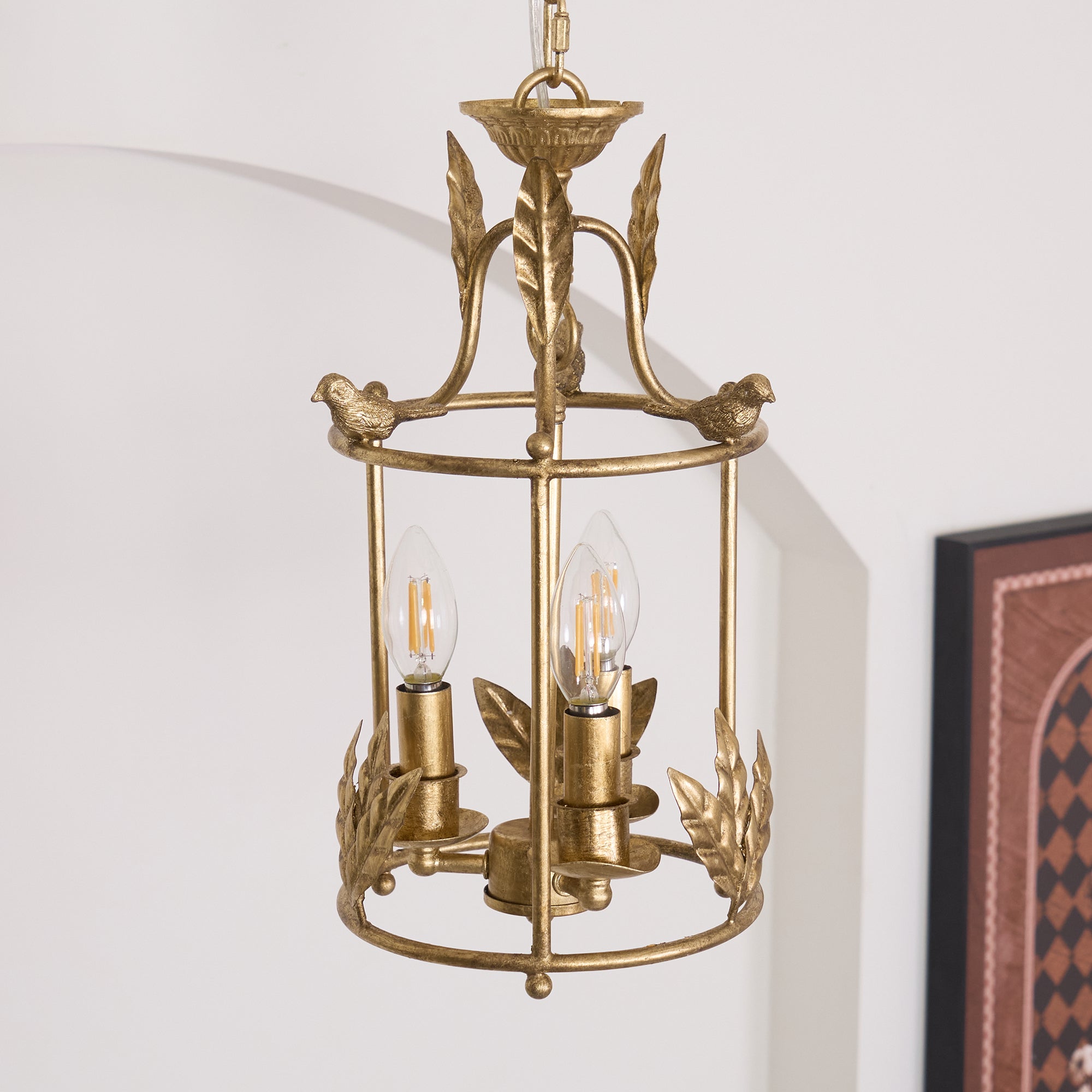 Sova Lantern Pendant Lamp Baroque Style - Neutralighting