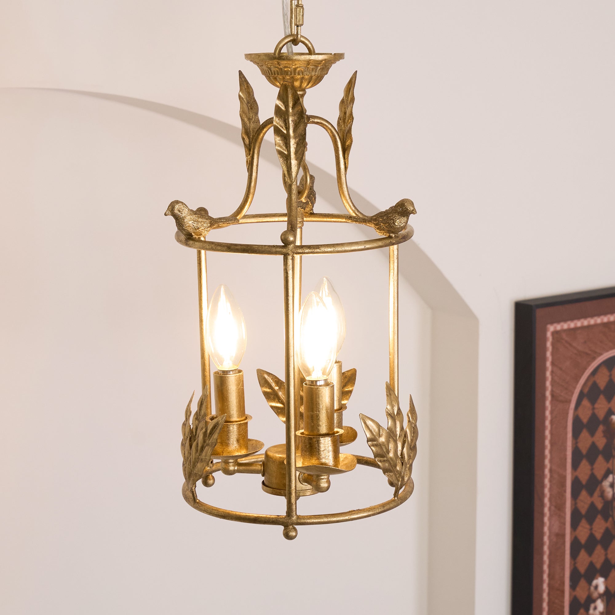 Sova Lantern Pendant Lamp Baroque Style - Neutralighting