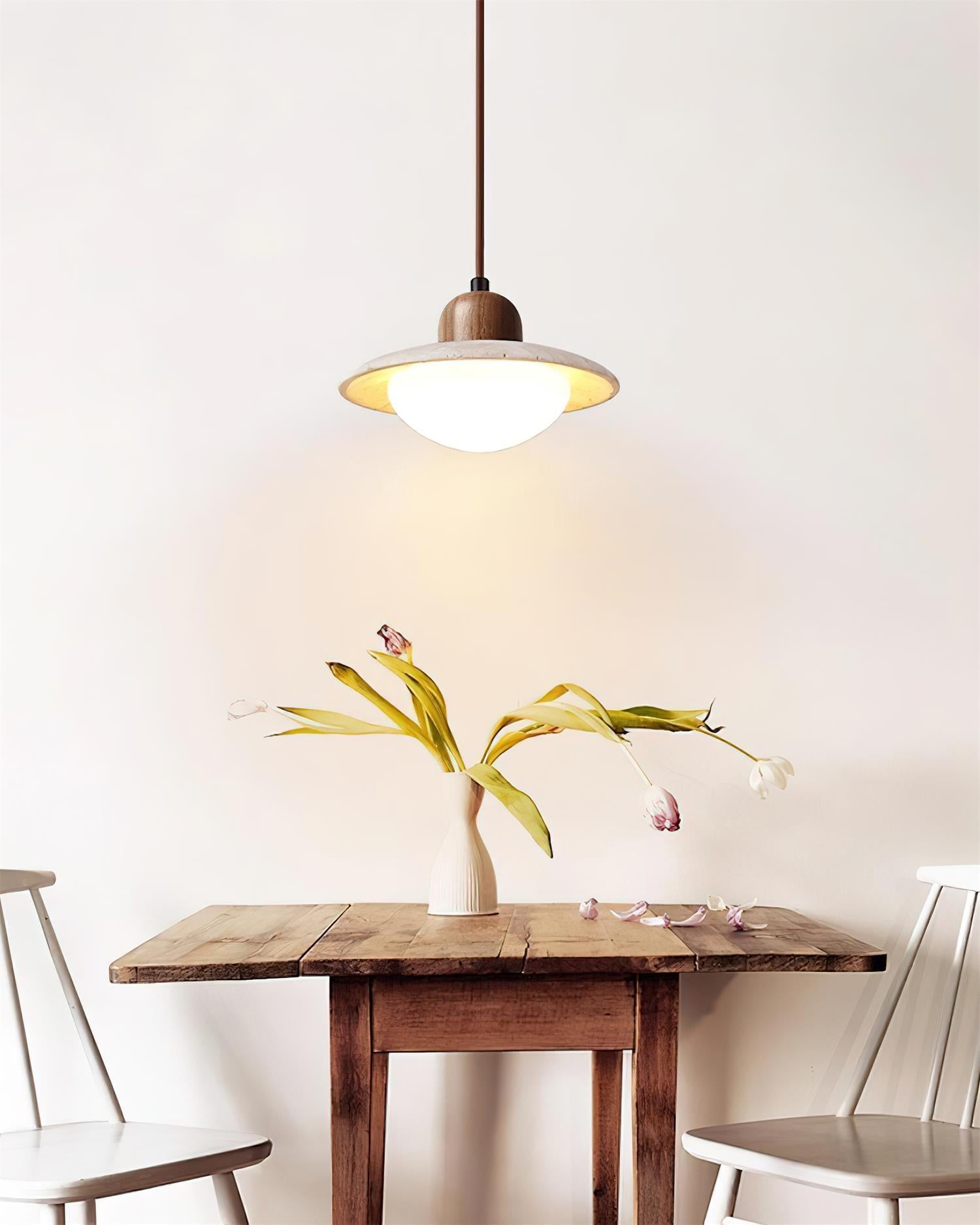 Duvio Travertine Pendant Light - Neutralighting