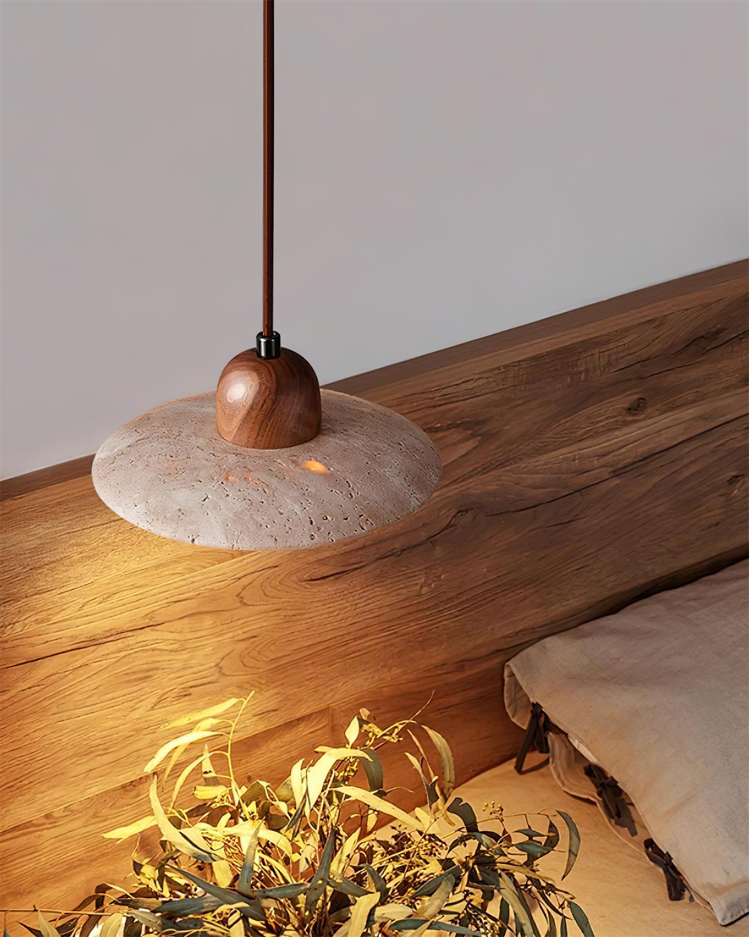 Duvio Travertine Pendant Light - Neutralighting