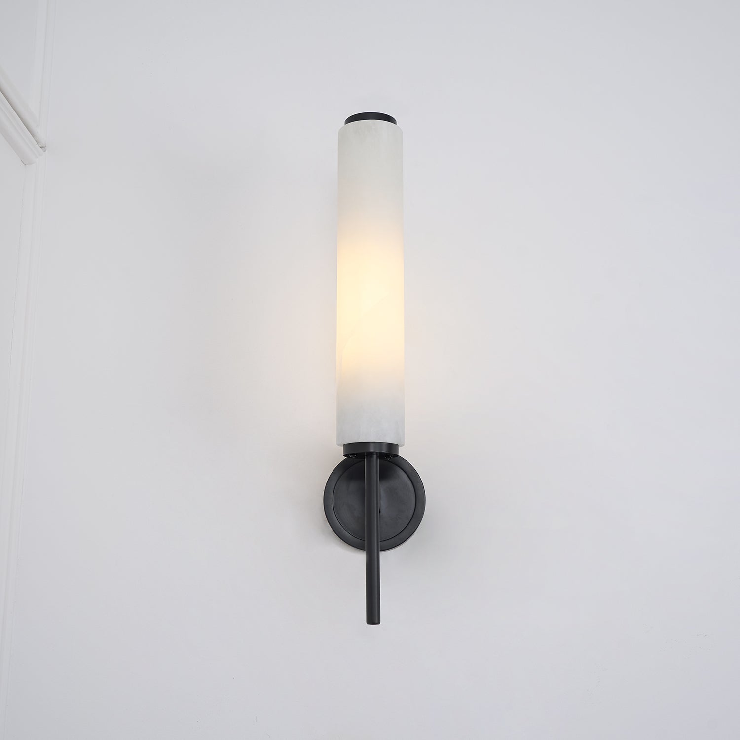 Kristy Art Deco Alabaster Wall Lamp - Neutralighting