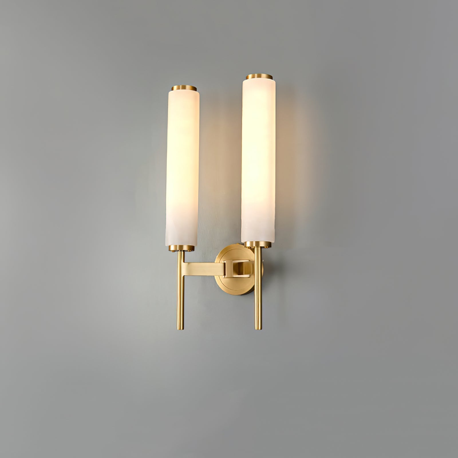 Kristy Art Deco Alabaster Wall Lamp - Neutralighting