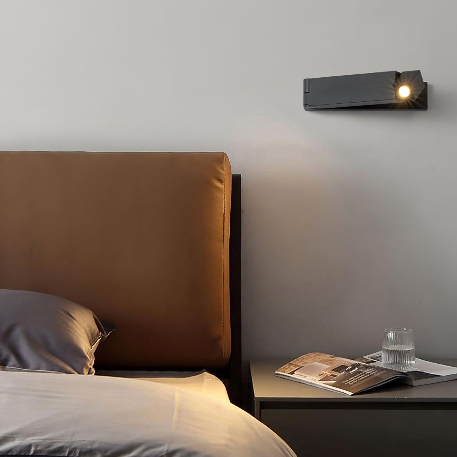 LED Wall Sconce Aluminum Alloy Body Matt Black Nickel Minimalist - Neutralighting
