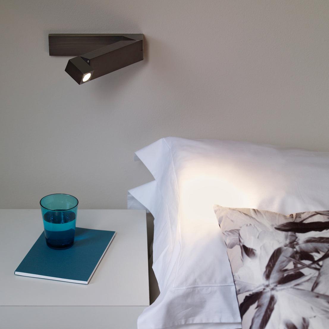 LED Wall Sconce Aluminum Alloy Body Matt Black Nickel Minimalist - Neutralighting