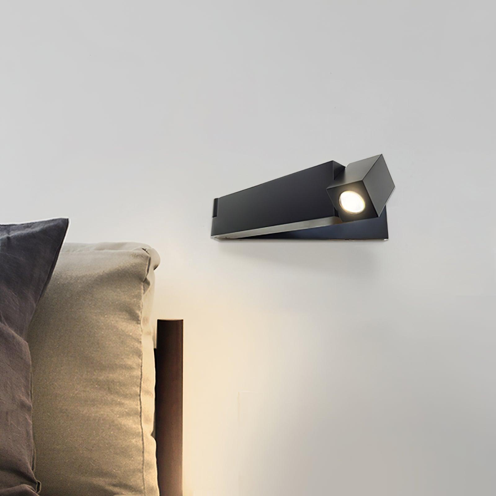 LED Wall Sconce Aluminum Alloy Body Matt Black Nickel Minimalist - Neutralighting