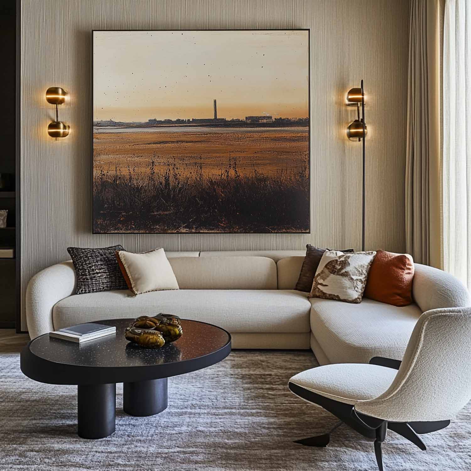 Modern Abstract Painting ABLS54 - Neutralighting