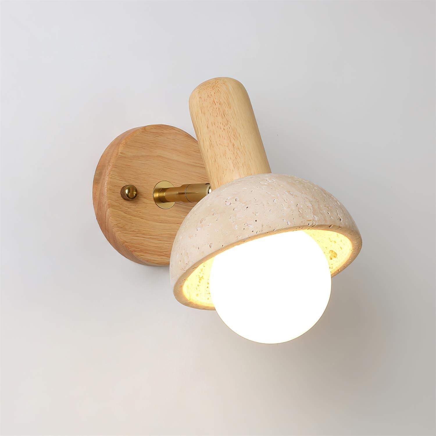 Oswin Travertine Wall Lamp - Neutralighting