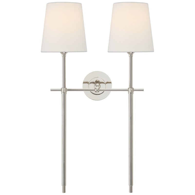 Theodore Wall Lamp Brass Fabric - Neutralighting