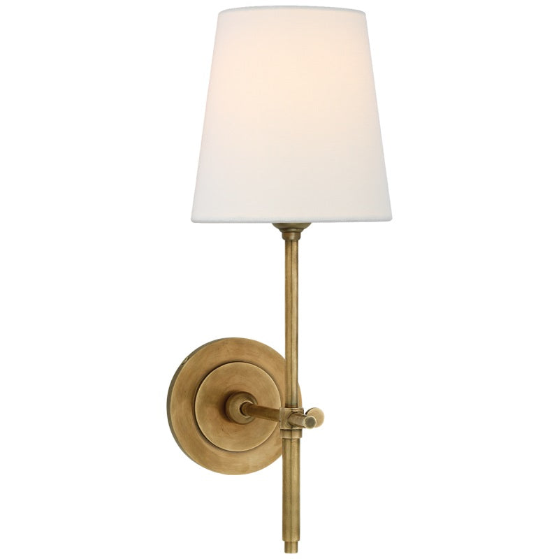 Theodore Wall Lamp Brass Fabric - Neutralighting