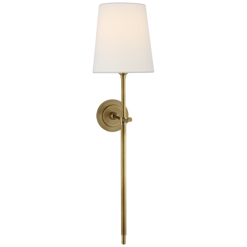 Theodore Wall Lamp Brass Fabric - Neutralighting