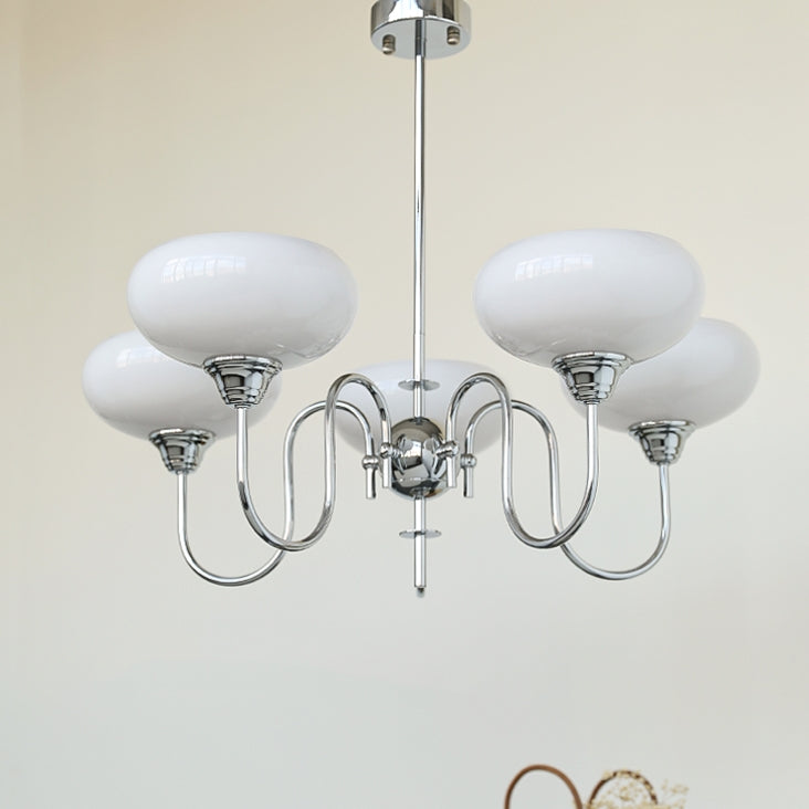 Arisha Vintage LED Metal Glass Chandelier Living Room - Neutralighting