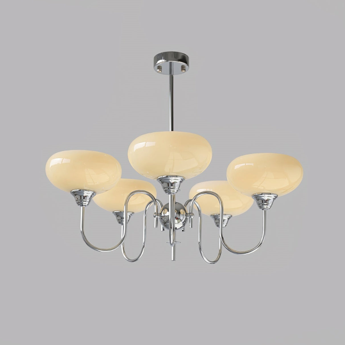 Arisha Vintage LED Metal Glass Chandelier Living Room - Neutralighting