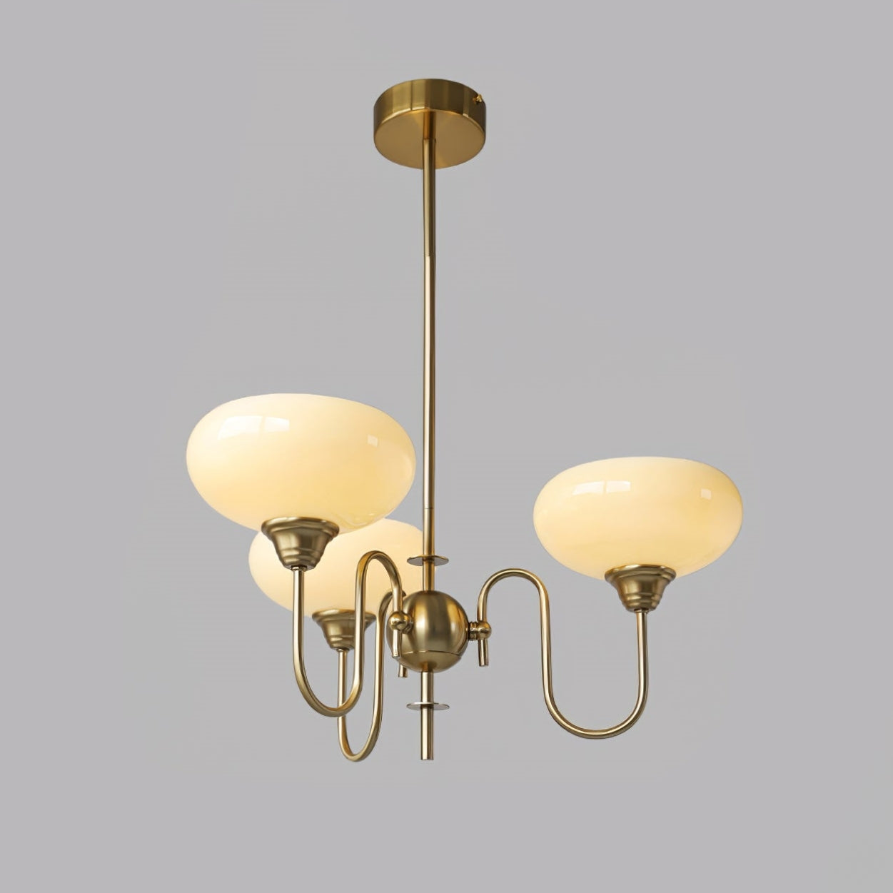 Arisha Vintage LED Metal Glass Chandelier Living Room - Neutralighting