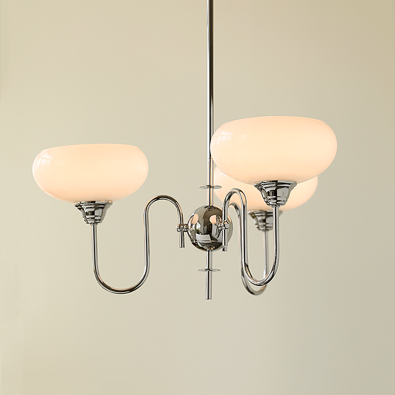 Arisha Vintage LED Metal Glass Chandelier Living Room - Neutralighting