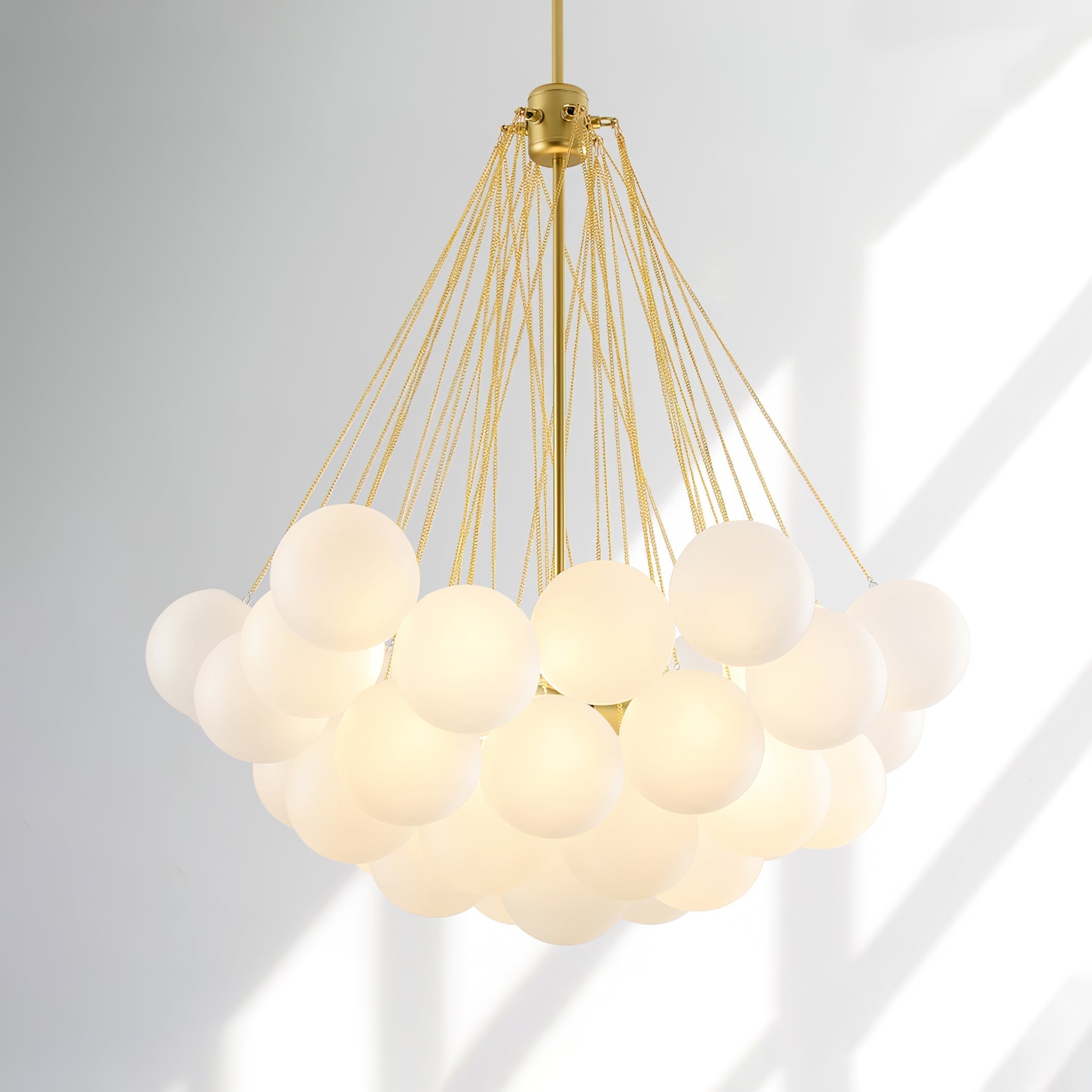 Fayne Glass Globe Pendant Light Bubble - Neutralighting