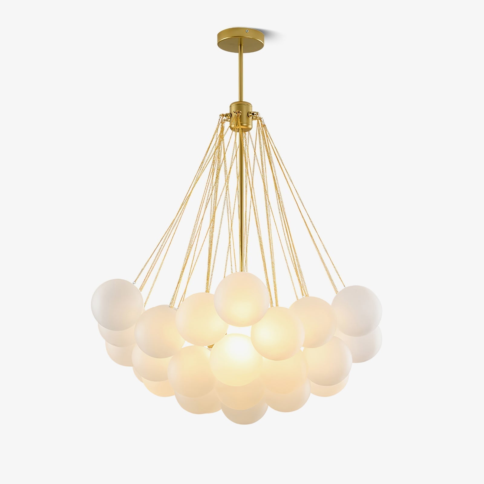 Fayne Glass Globe Pendant Light Bubble - Neutralighting