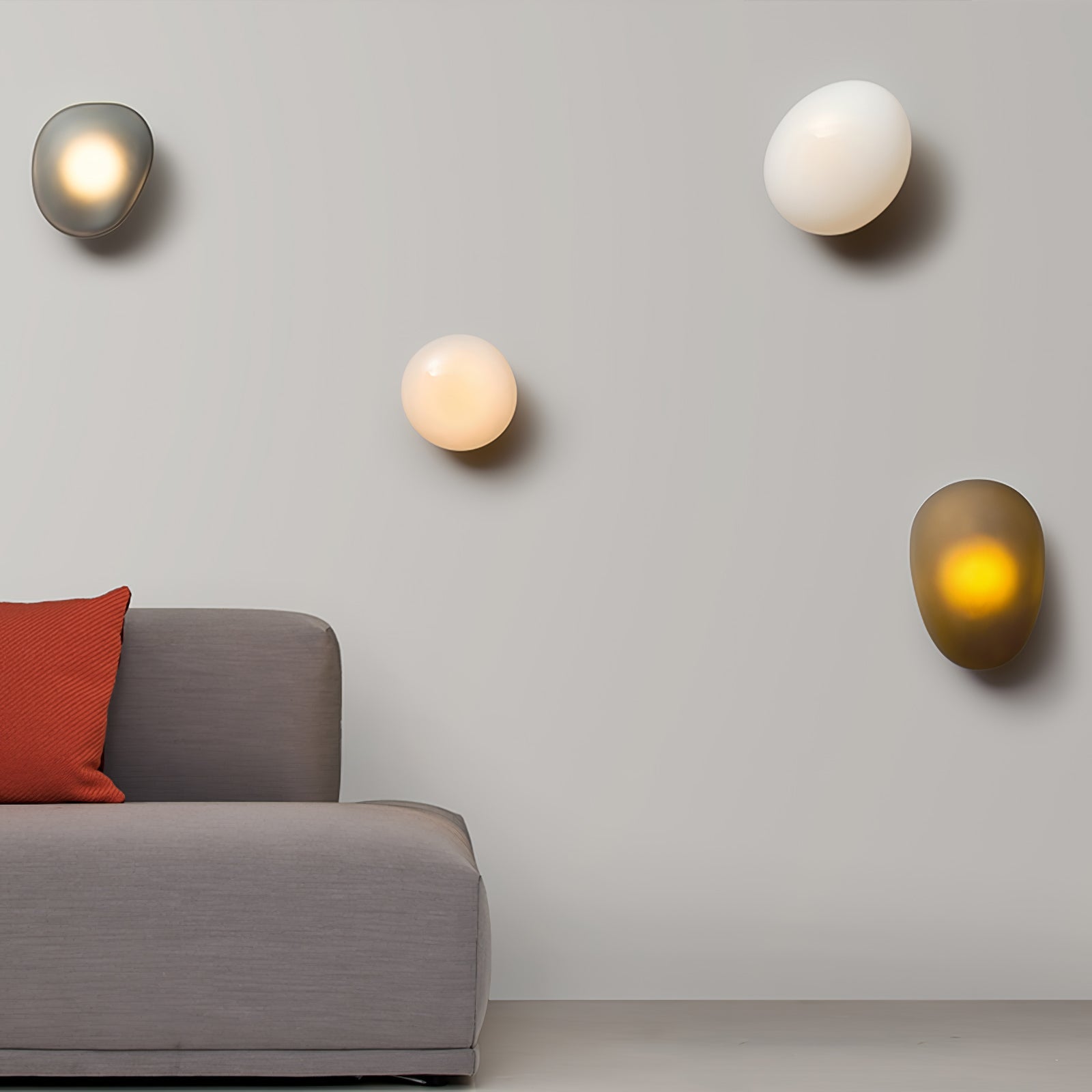 Ruvin Bubble Glass Wall Lamp - Neutralighting
