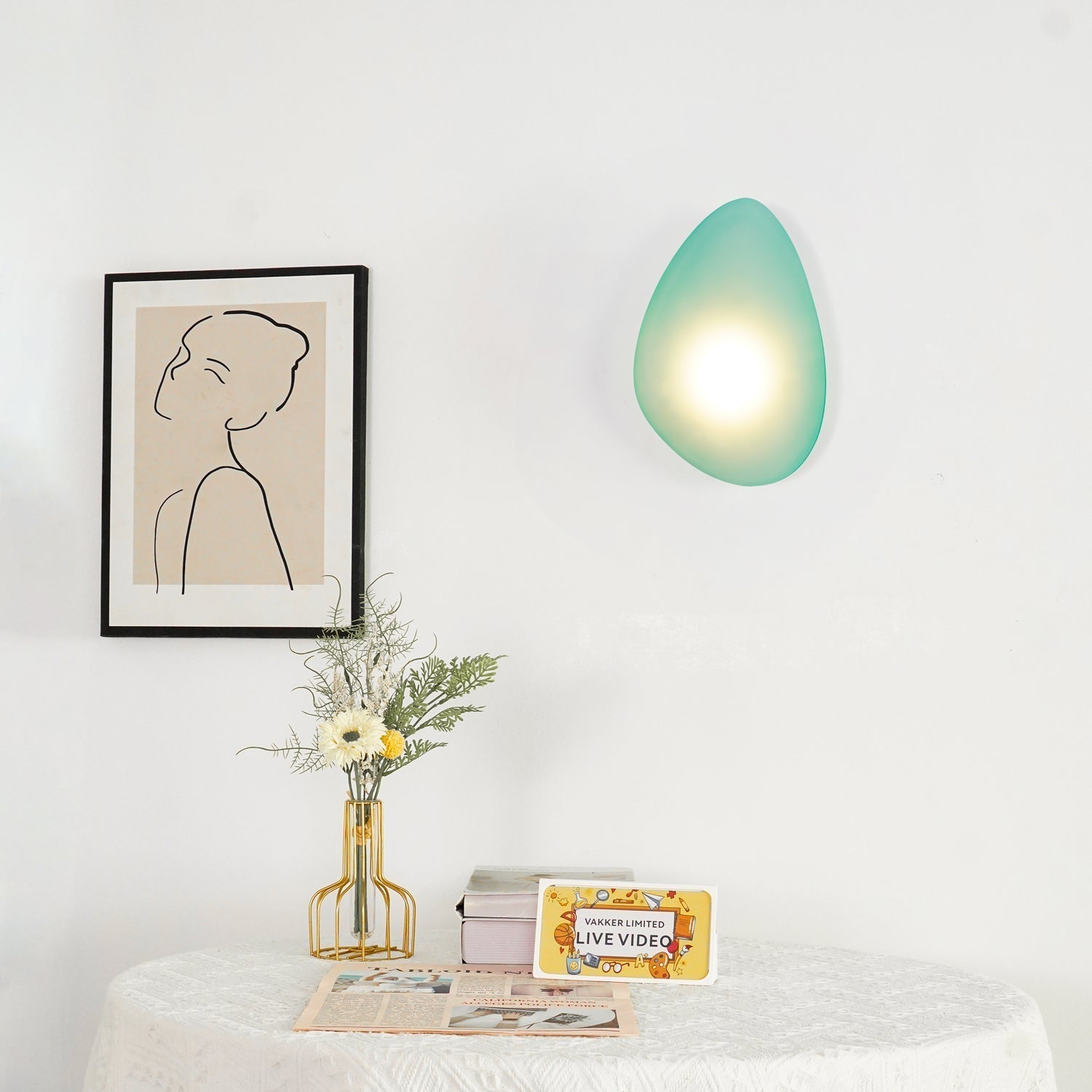 Ruvin Bubble Glass Wall Lamp - Neutralighting