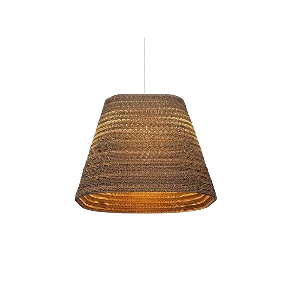 Muto Pastoral Silkworm Rustic Paper Pendant Light - Neutralighting