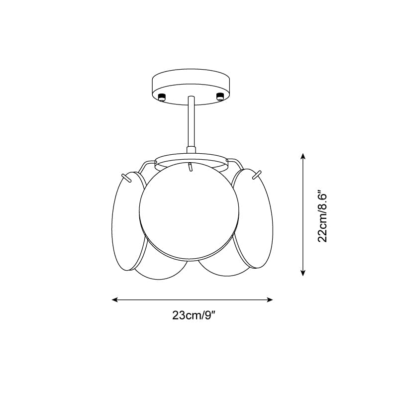 Feyon Glass Ceiling Lamp - Neutralighting