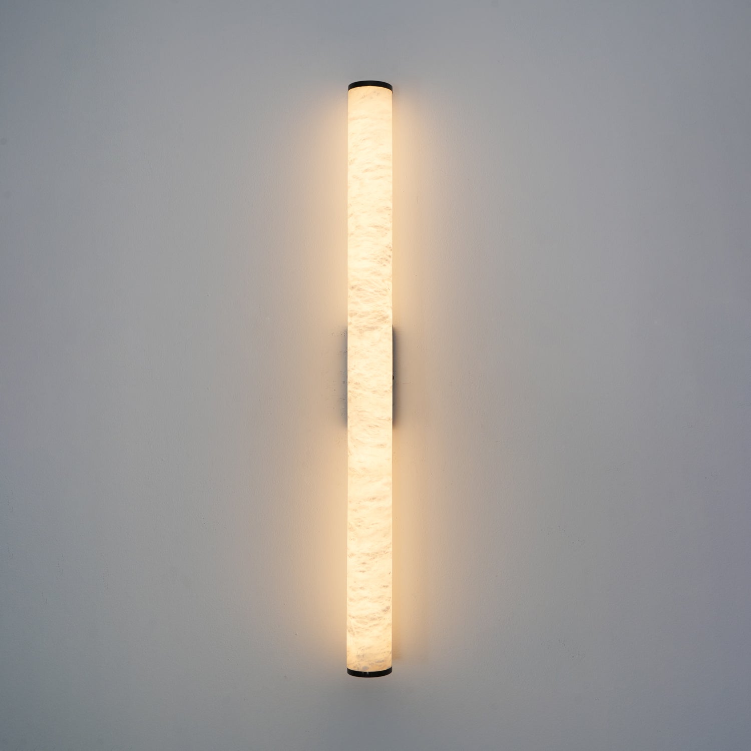 Klyr Alabaster Vertical Cylindrical Wall Lamp - Neutralighting
