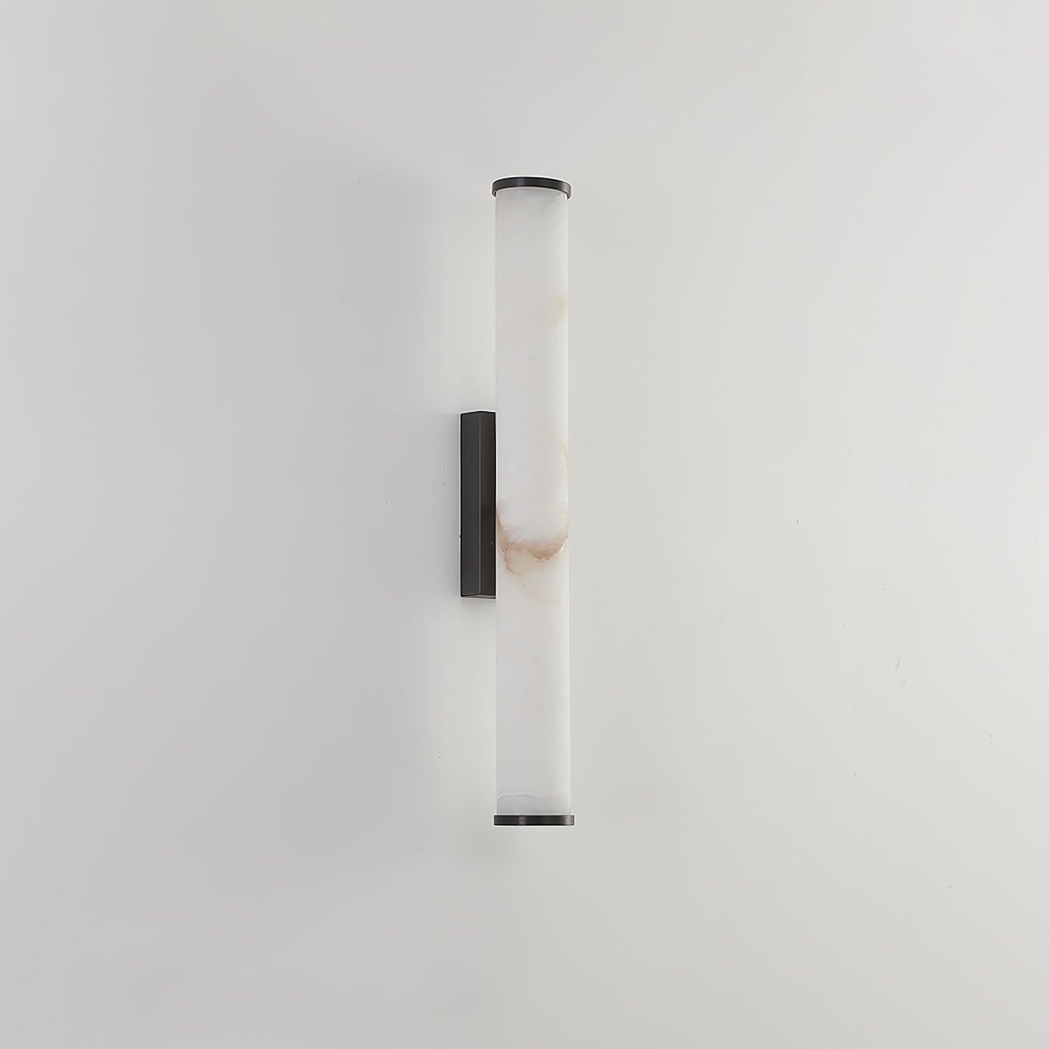 Klyr Alabaster Vertical Cylindrical Wall Lamp - Neutralighting