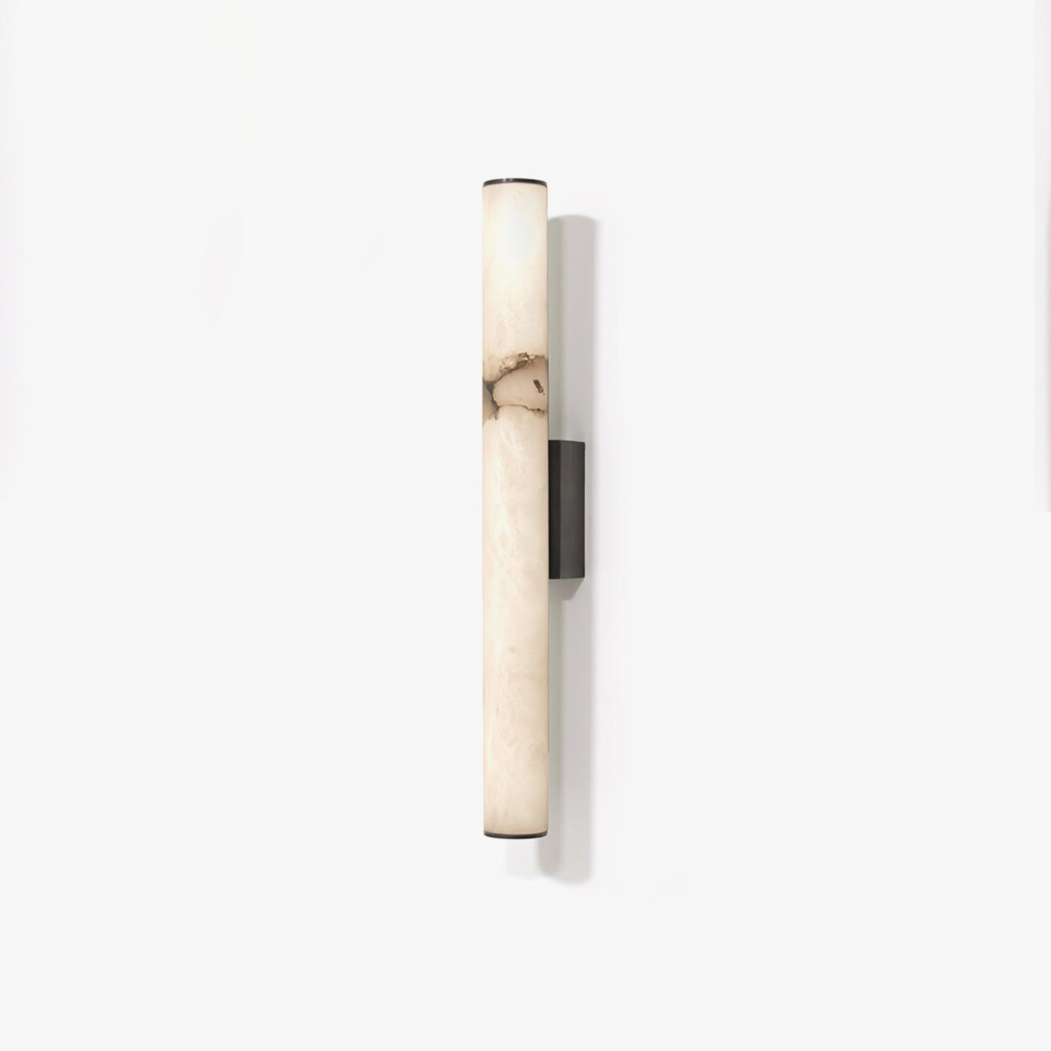 Klyr Alabaster Vertical Cylindrical Wall Lamp - Neutralighting
