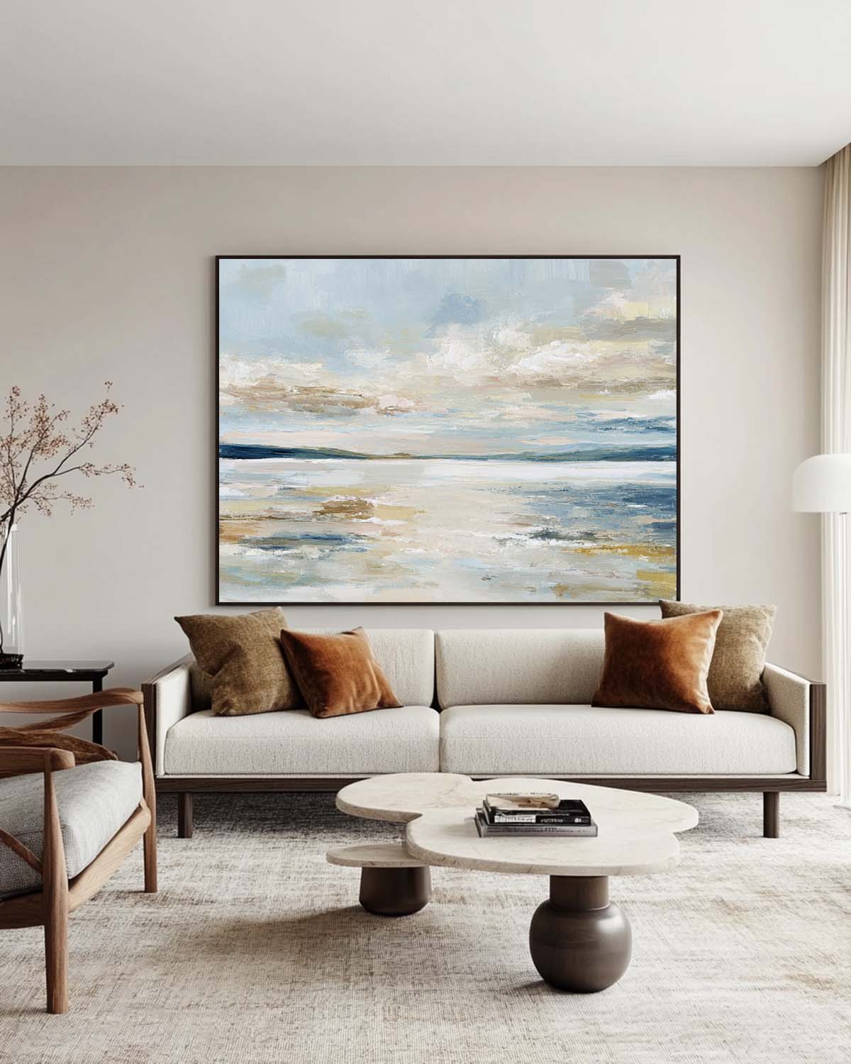 Modern Abstract Painting ABAH198 - Neutralighting