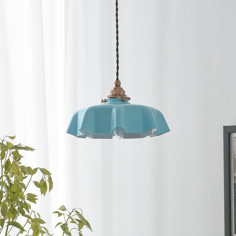 Civen Farmhouse Ruffled Pendant Light - Neutralighting