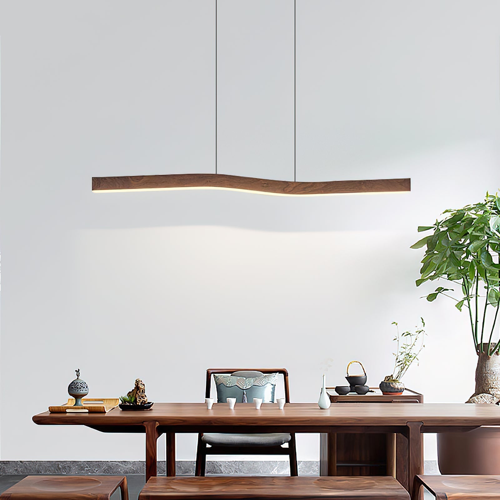 Ylen Nordic Pendant Light Wood Living Room/Bedroom/Dining Room - Neutralighting