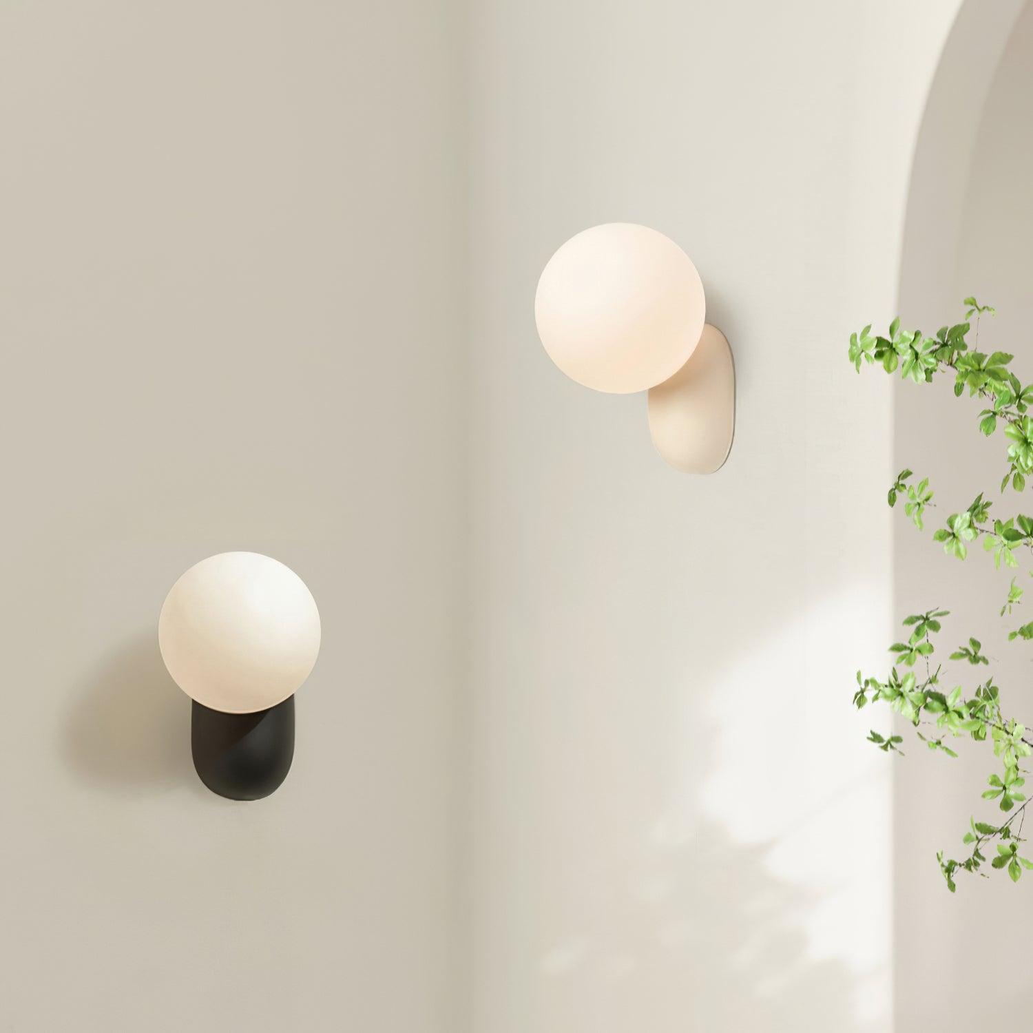 Lunara Minimalist Globe Wall Sconce - Neutralighting