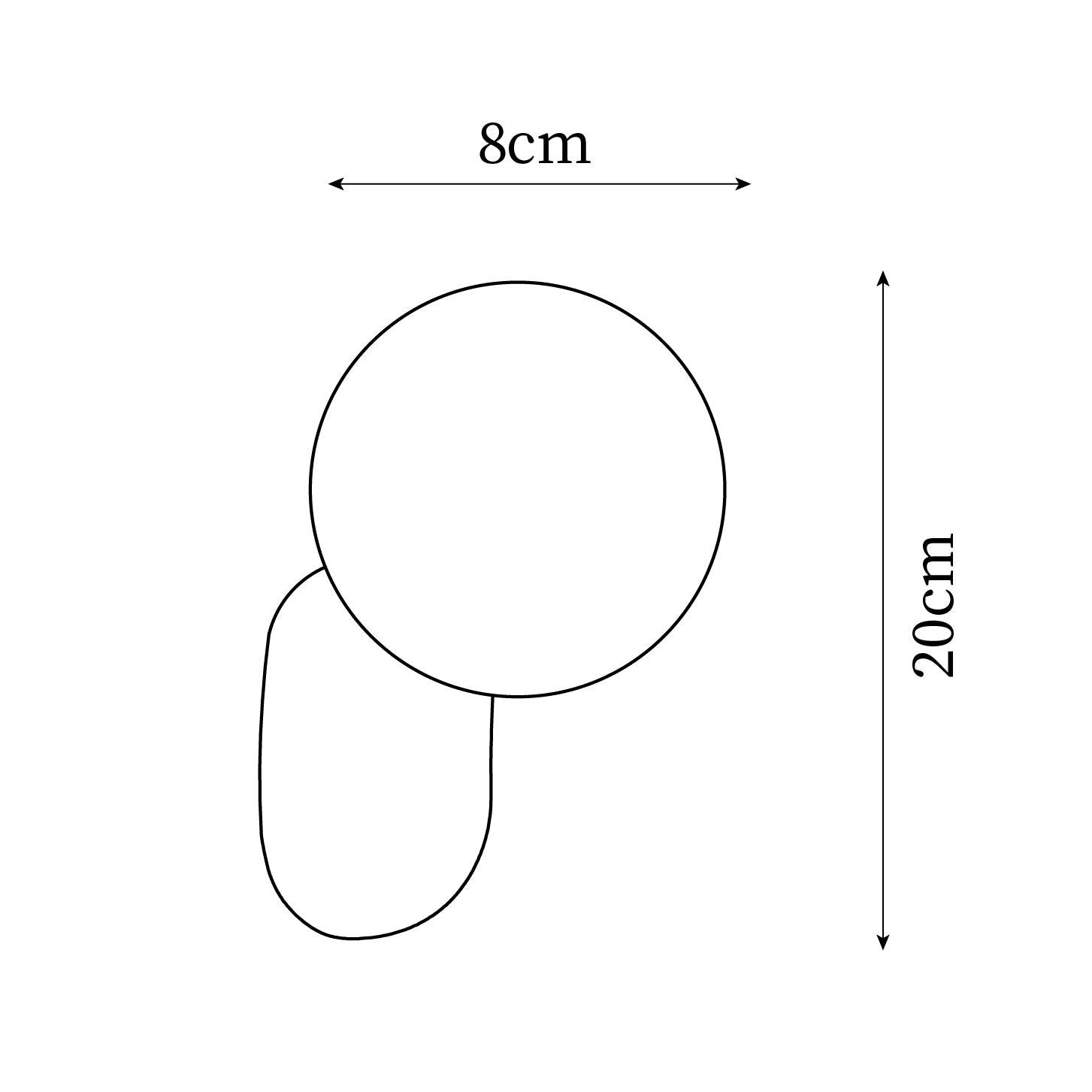 Lunara Minimalist Globe Wall Sconce - Neutralighting