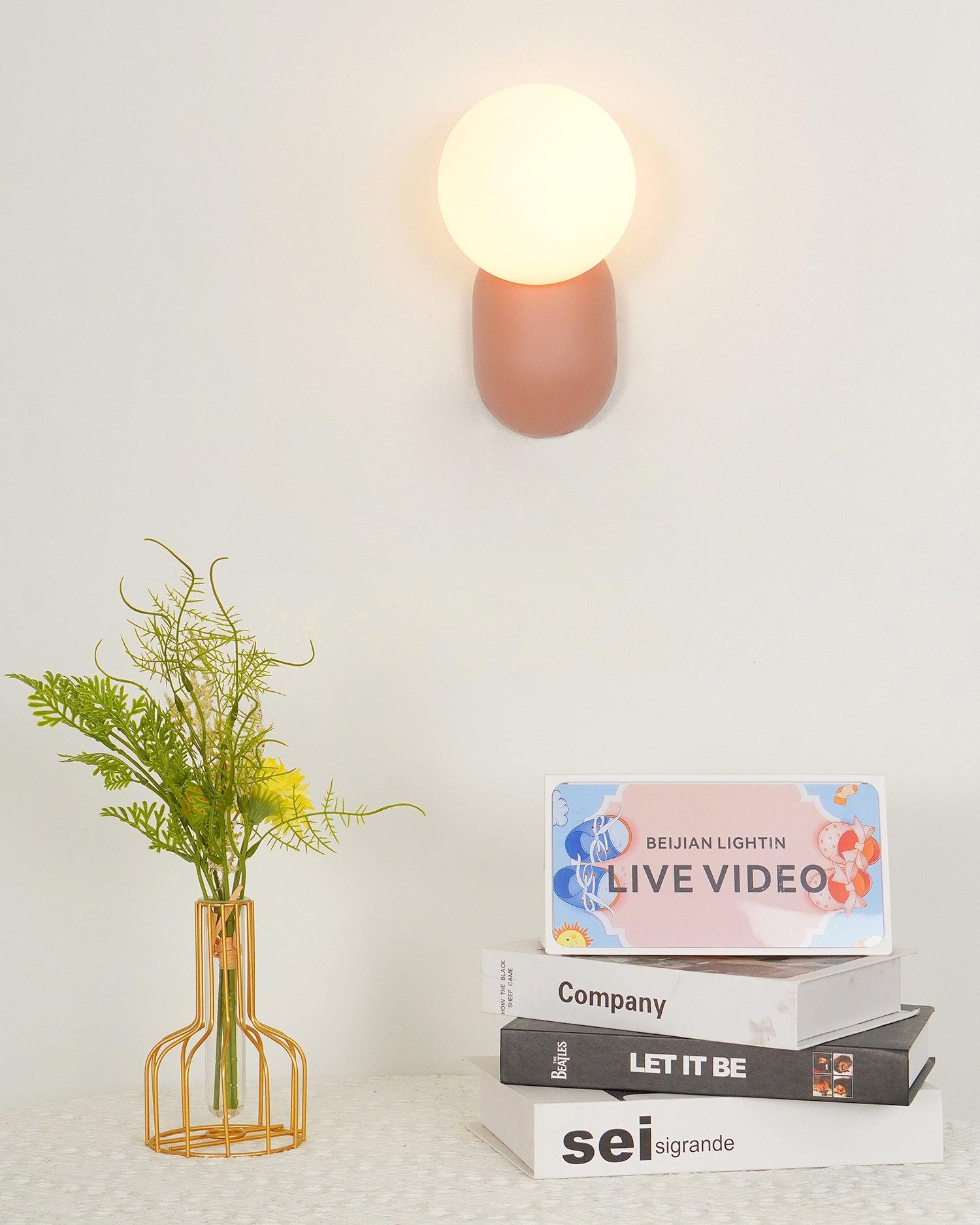 Lunara Minimalist Globe Wall Sconce - Neutralighting